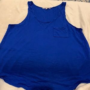 Royal blue tank top